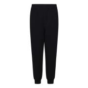 Zwarte Katoenen Fleece Sweatpants Aw24 Alexander McQueen , Black , Her...