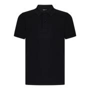 Zwarte Polo Shirt Klassieke Stijl Tom Ford , Black , Heren