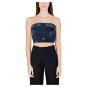 Gestreepte Denim Tube Top Calvin Klein Jeans , Blue , Dames