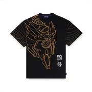 EVA 00 Flowing Tee Lente/Zomer 2024 Octopus , Black , Heren