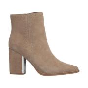 Side zip studded bootie Alma EN Pena , Beige , Dames