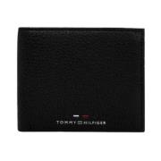 Heren Premium Portemonnee met Muntklep Tommy Hilfiger , Black , Heren