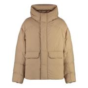 Gewatteerde jas met capuchon en zakken Canada Goose , Beige , Heren