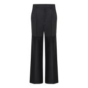 Grijze Wol Maatwerk Broek Victoria Beckham , Gray , Dames