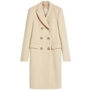 Stijlvolle Winterjas voor Vrouwen Sportmax , Beige , Dames