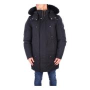 Heren Hooded Jas voor de Winter Moose Knuckles , Black , Heren