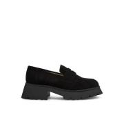 Loafer met plateauzool Alma EN Pena , Black , Dames