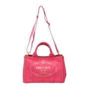 Pre-owned Denim prada-bags Prada Vintage , Pink , Dames