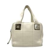 Pre-owned Leather chanel-bags Chanel Vintage , Beige , Dames