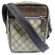 Pre-owned Canvas gucci-bags Gucci Vintage , Beige , Heren