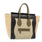 Pre-owned Canvas celine-bags Celine Vintage , Beige , Dames