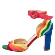 Pre-owned Suede sandals Christian Louboutin Pre-owned , Multicolor , D...