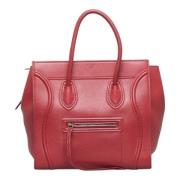 Pre-owned Leather celine-bags Celine Vintage , Red , Dames