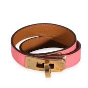 Pre-owned Fabric bracelets Hermès Vintage , Pink , Dames