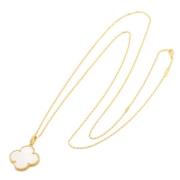 Pre-owned Yellow Gold necklaces Van Cleef & Arpels Pre-owned , Yellow ...