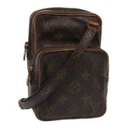 Pre-owned Canvas louis-vuitton-bags Louis Vuitton Vintage , Brown , Da...