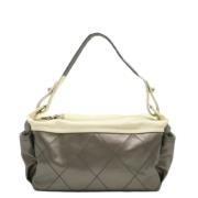 Pre-owned Leather chanel-bags Chanel Vintage , White , Dames