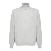 Grijze Gebreide Kleding voor Mannen Aw24 Dell'oglio , Gray , Heren