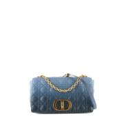 Pre-owned Leather dior-bags Dior Vintage , Blue , Dames