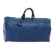 Pre-owned Leather louis-vuitton-bags Louis Vuitton Vintage , Blue , Da...