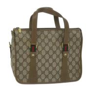 Pre-owned Leather gucci-bags Gucci Vintage , Beige , Dames