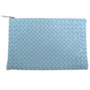 Pre-owned Leather pouches Bottega Veneta Vintage , Blue , Dames