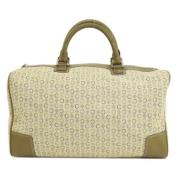 Pre-owned Canvas celine-bags Celine Vintage , Beige , Dames