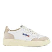 Medalist Low Wit Beige Sneakers Autry , White , Heren