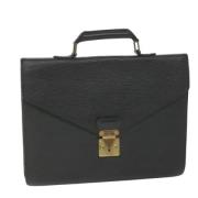 Pre-owned Leather louis-vuitton-bags Louis Vuitton Vintage , Black , D...