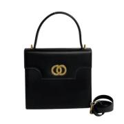 Pre-owned Leather celine-bags Celine Vintage , Black , Dames