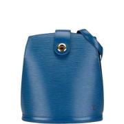 Pre-owned Leather louis-vuitton-bags Louis Vuitton Vintage , Blue , Da...