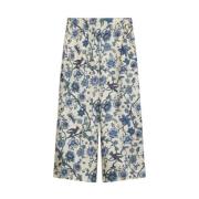 Zijden Wijde Pijp Broek Max Mara Weekend , Blue , Dames