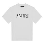 T-shirt met korte mouwen en ronde hals Amiri , White , Heren