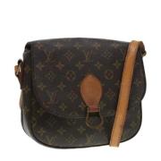 Pre-owned Canvas louis-vuitton-bags Louis Vuitton Vintage , Brown , Da...