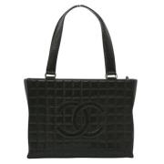 Pre-owned Leather chanel-bags Chanel Vintage , Black , Dames