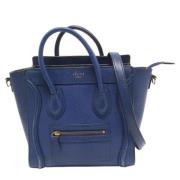 Pre-owned Leather celine-bags Celine Vintage , Blue , Dames