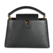 Pre-owned Leather handbags Louis Vuitton Vintage , Black , Dames