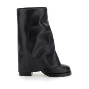 Zwarte Midcalf Laarzen Alexandra Stijl Paris Texas , Black , Dames