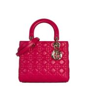 Pre-owned Leather dior-bags Dior Vintage , Pink , Dames