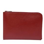 Pre-owned Leather louis-vuitton-bags Louis Vuitton Vintage , Red , Dam...