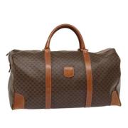 Pre-owned Canvas handbags Celine Vintage , Brown , Dames