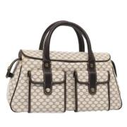 Pre-owned Canvas handbags Celine Vintage , White , Dames