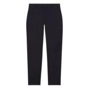 Zwarte Sateen Elastische Broek Calvin Klein , Black , Heren