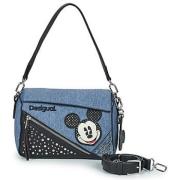 Mickey Denim Schoudertas Blauw Desigual , Blue , Dames