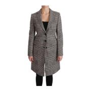 Multicolor Geruite Wollen Blazer Dolce & Gabbana , Black , Dames