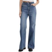 Jean Ribcage Flare Levi's , Blue , Dames