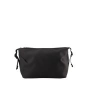 Hilo Wash Bag - Synthetisch - Zwart Rains , Black , Unisex