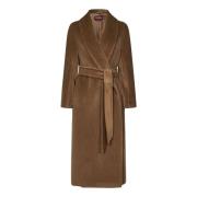 Bruine Wikkeljas Elegante Chic Stijl Max Mara , Brown , Dames