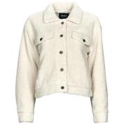 Witte Teddy Jas voor Vrouwen Only , White , Dames