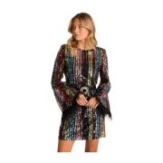 Pailletten mini-jurk Alma EN Pena , Multicolor , Dames